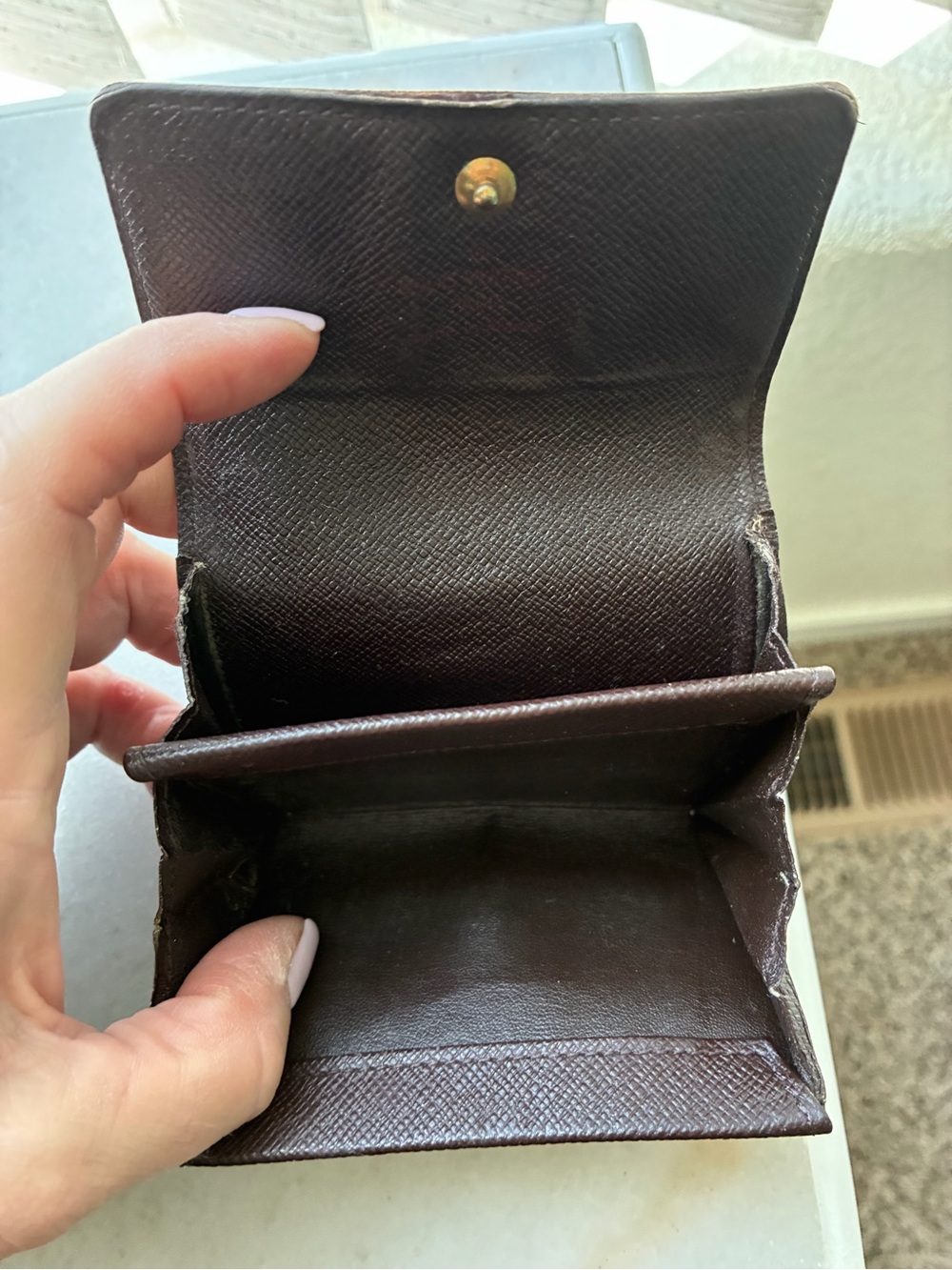 Louis Vuitton Brown Damier Ebene Card Holder - Picture 3 of 6